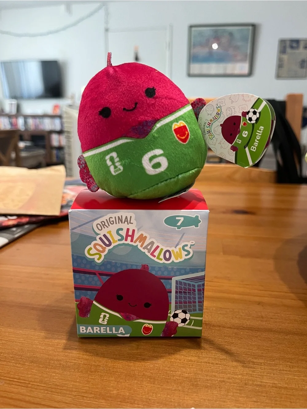 Squishmallows Barella Plush FIFA World Cup McDonalds Happy Meal toy